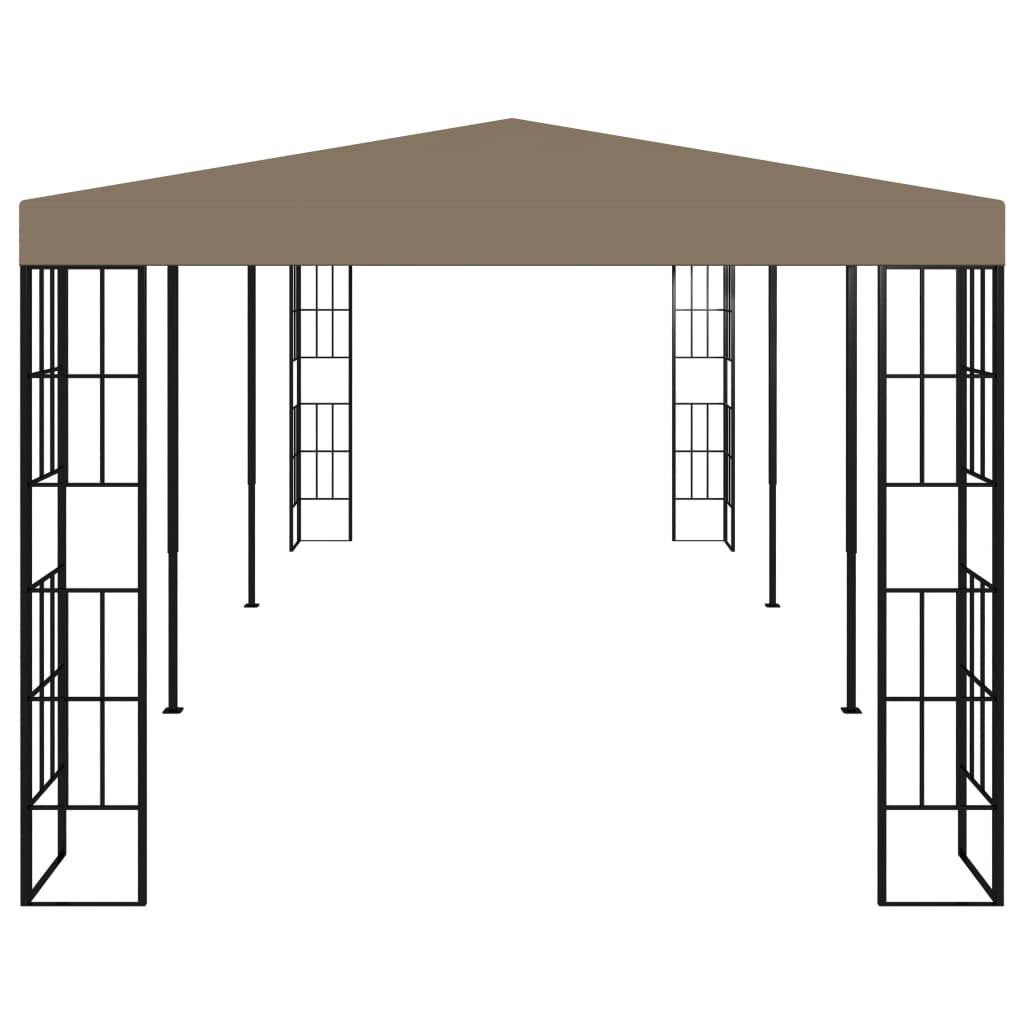 Gazebo 6x3 m Taupe