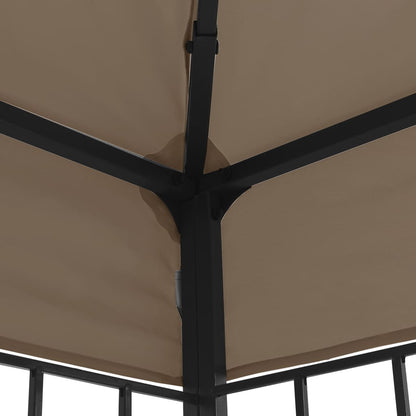 Gazebo 6x3 m Taupe