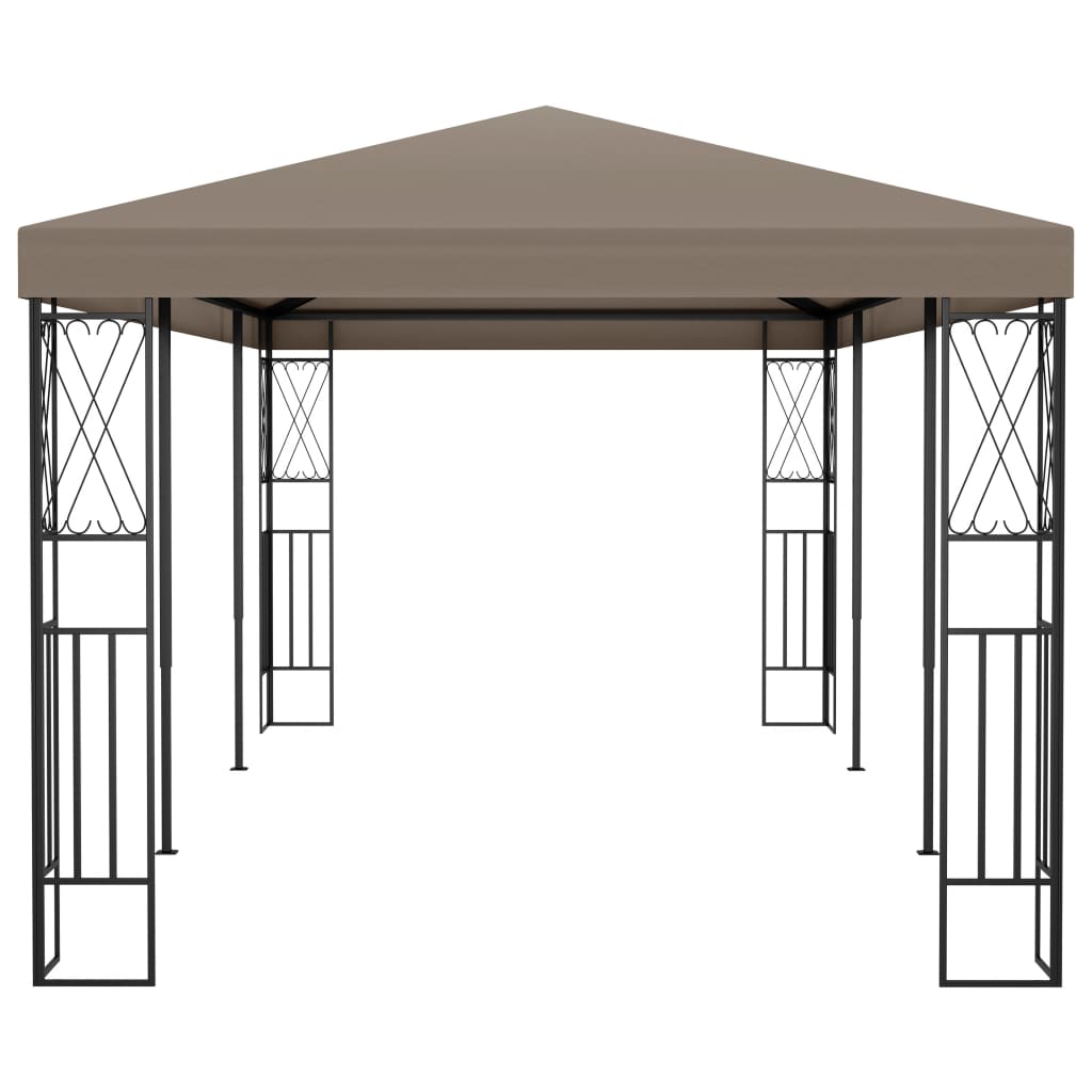 Gazebo 6x3 m Taupe Fabric