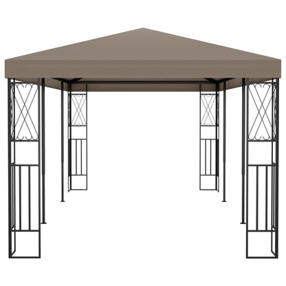 Gazebo 6x3 m Taupe Fabric