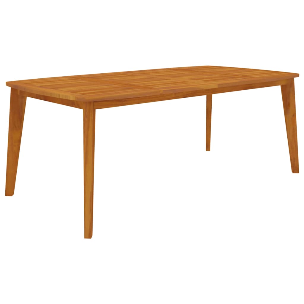 Garden Table 200x100x75 cm Solid Wood Acacia