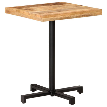 Bistro Table Square 60x60x75 cm Rough Mango Wood