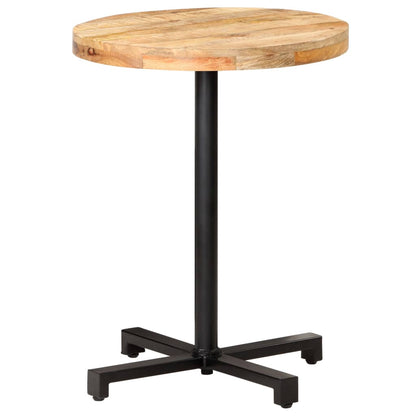 Bistro Table Round Ø60x75 cm Rough Mango Wood