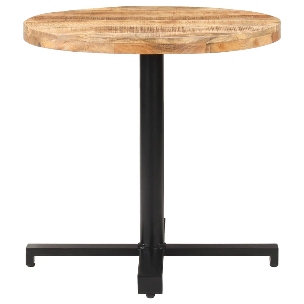 Bistro Table Round Ø80x75 cm Rough Mango Wood