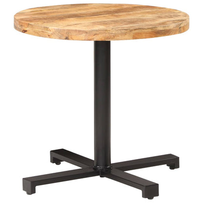 Bistro Table Round Ø80x75 cm Rough Mango Wood