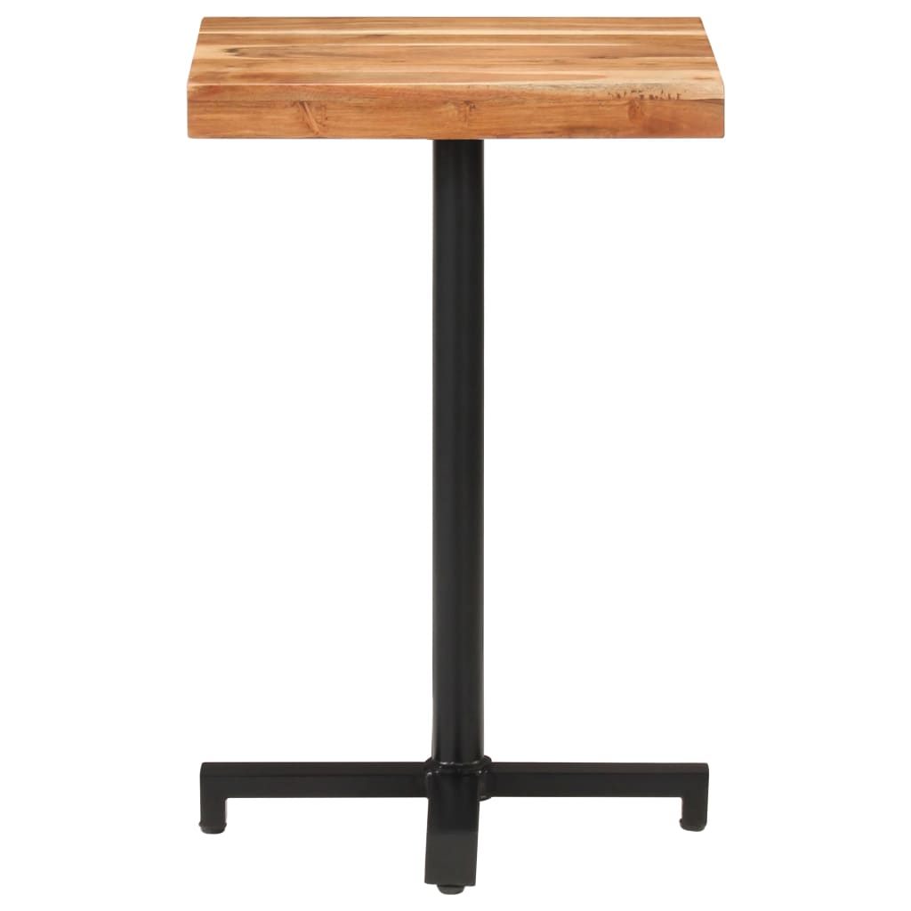 Bistro Table Square 50x50x75 cm Solid Acacia Wood