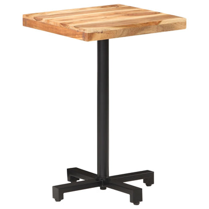 Bistro Table Square 50x50x75 cm Solid Acacia Wood