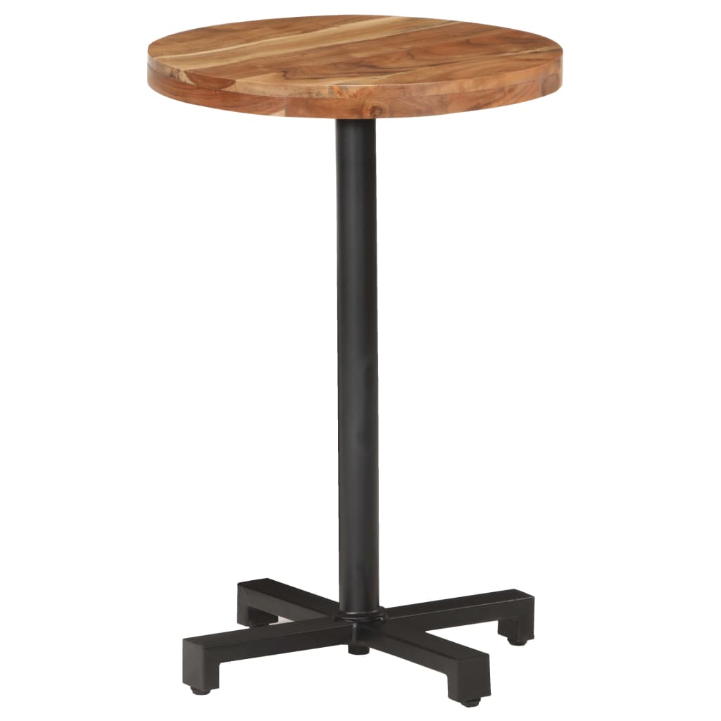 Bistro Table Round Ø50x75 cm Solid Acacia Wood