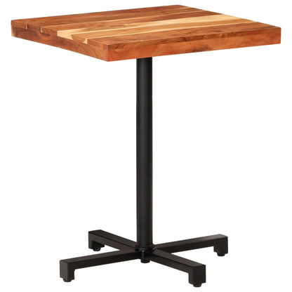 Bistro Table Square 60x60x75 cm Solid Acacia Wood