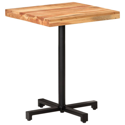 Bistro Table Square 60x60x75 cm Solid Acacia Wood