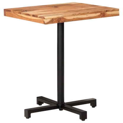 Bistro Table Square 60x60x75 cm Solid Acacia Wood