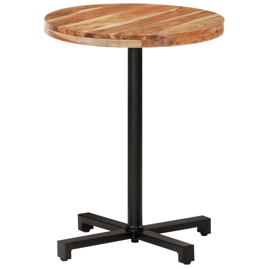 Bistro Table Round Ø60x75 cm Solid Acacia Wood