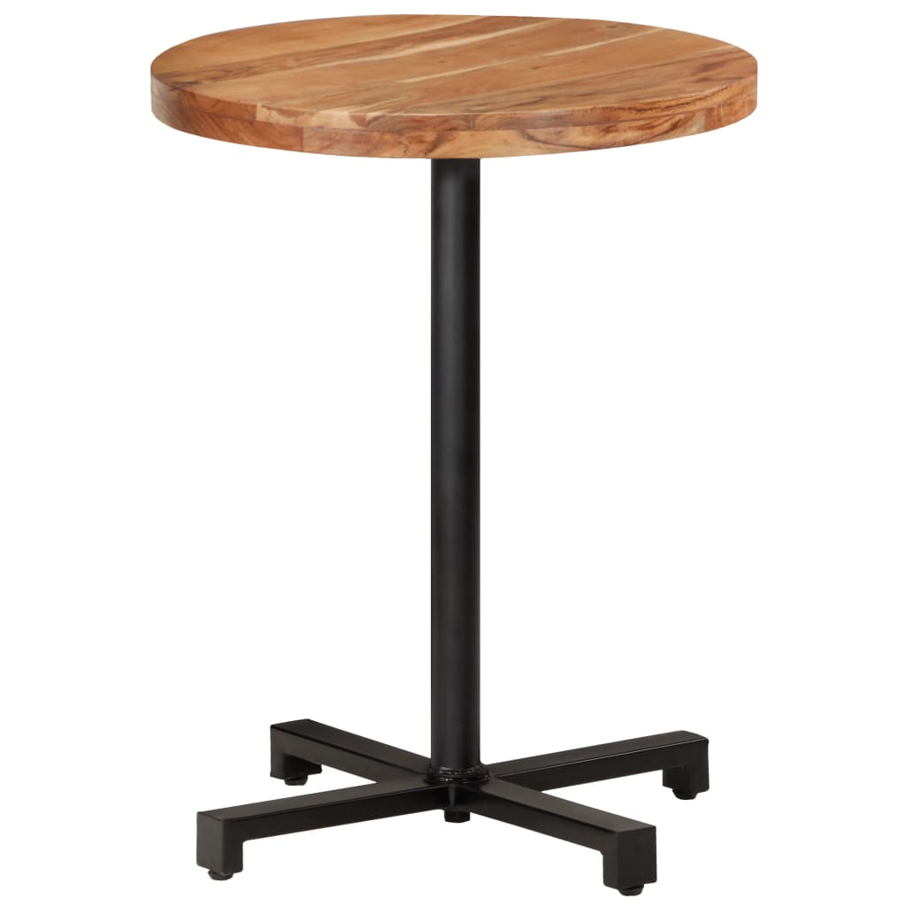 Bistro Table Round Ø60x75 cm Solid Acacia Wood