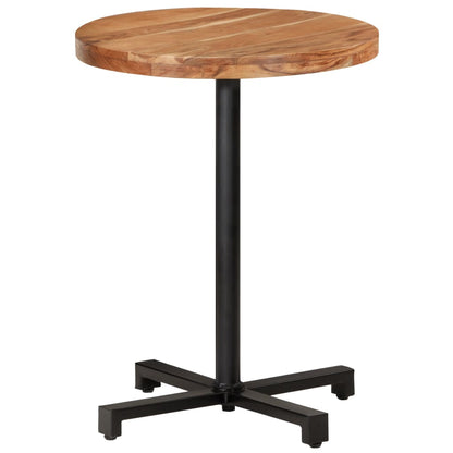 Bistro Table Round Ø60x75 cm Solid Acacia Wood