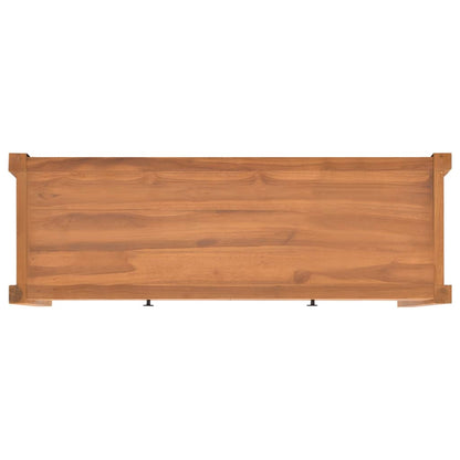 TV Cabinet 140x40x45 cm Teak Wood