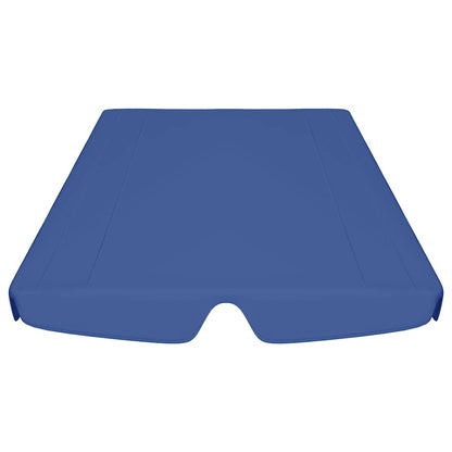 Replacement Canopy for Garden Swing Blue 188/168x145/110 cm