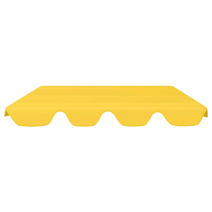 Replacement Canopy for Garden Swing Yellow 188/168x145/110 cm
