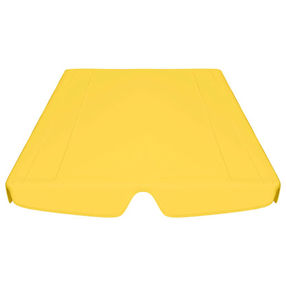 Replacement Canopy for Garden Swing Yellow 188/168x145/110 cm