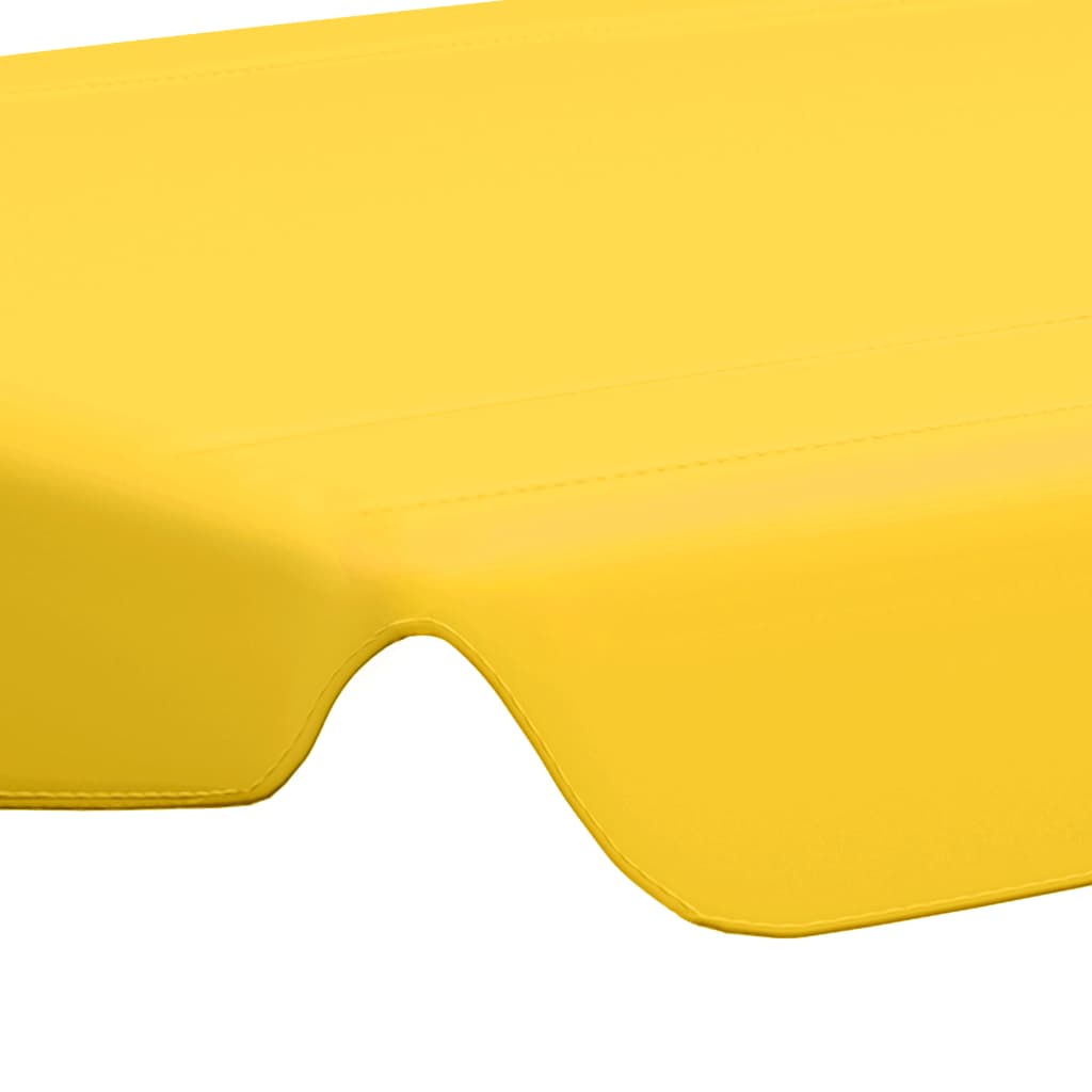 Replacement Canopy for Garden Swing Yellow 188/168x145/110 cm