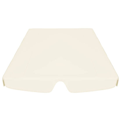 Replacement Canopy for Garden Swing Cream 150/130x105/70 cm
