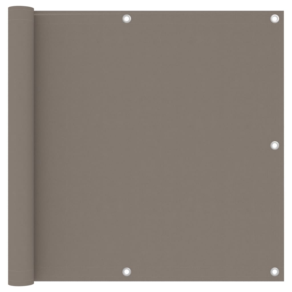 Balcony Screen Taupe 90x300 cm Oxford Fabric