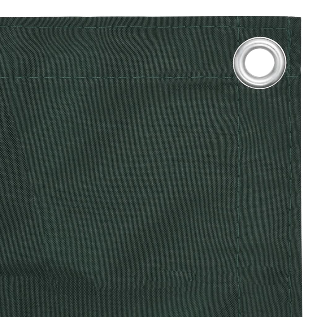 Balcony Screen Dark Green 75x300 cm Oxford Fabric