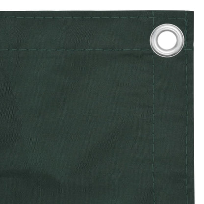 Balcony Screen Dark Green 90x600 cm Oxford Fabric