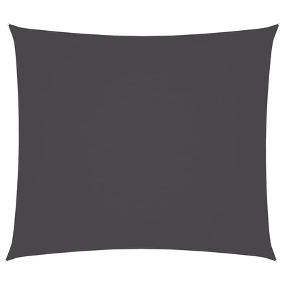 Sunshade Sail Oxford Fabric Rectangular 2x2.5 m Anthracite