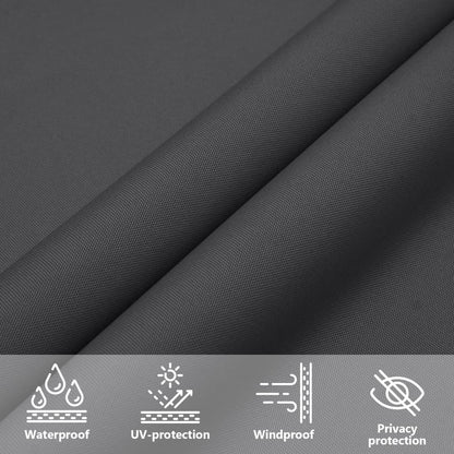 Sunshade Sail Oxford Fabric Rectangular 2x2.5 m Anthracite