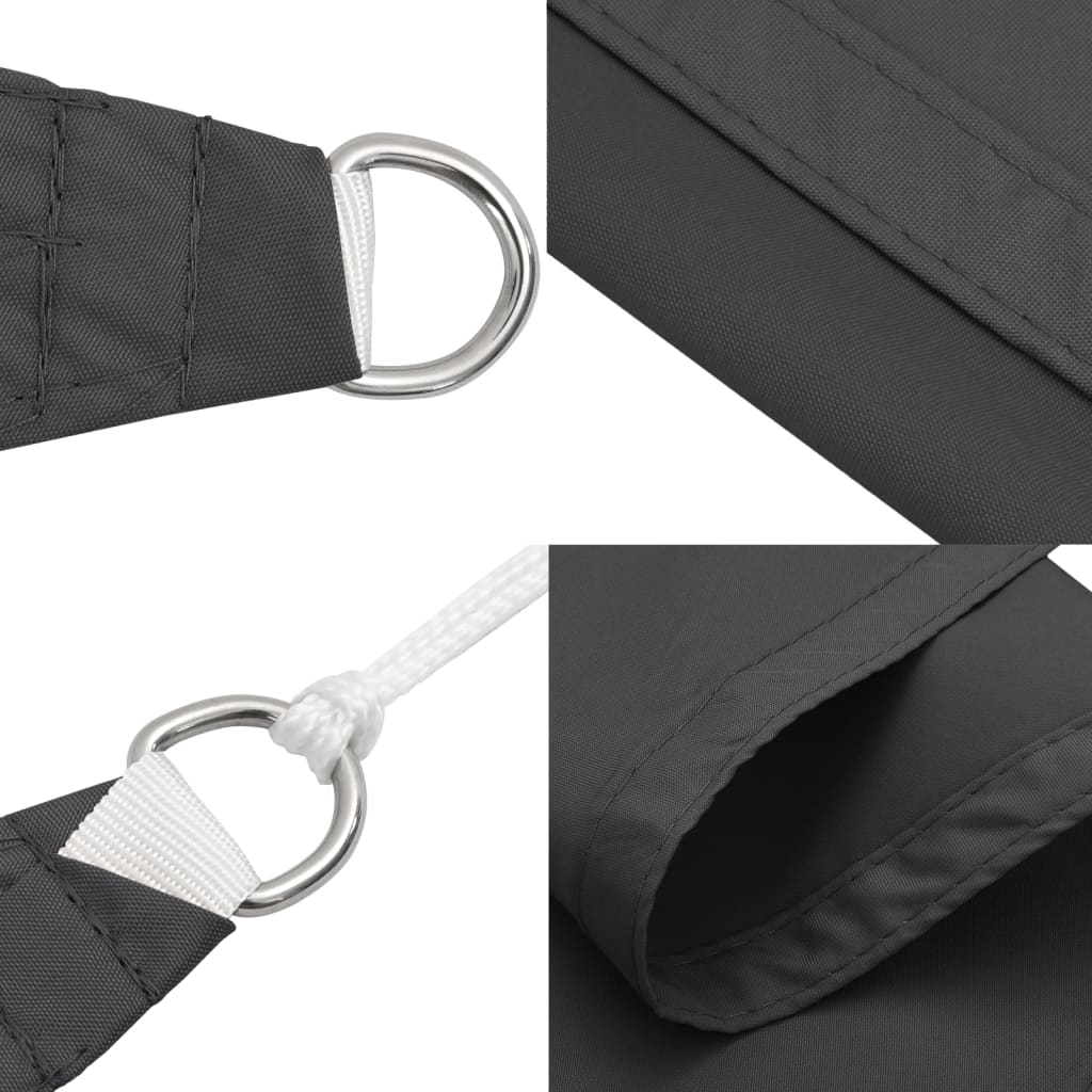 Sunshade Sail Oxford Fabric Rectangular 3x4.5 m Anthracite