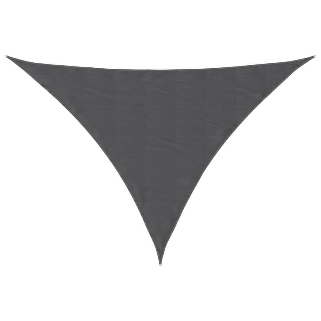 Sunshade Sail Oxford Fabric Triangular 3x4x5 m Anthracite