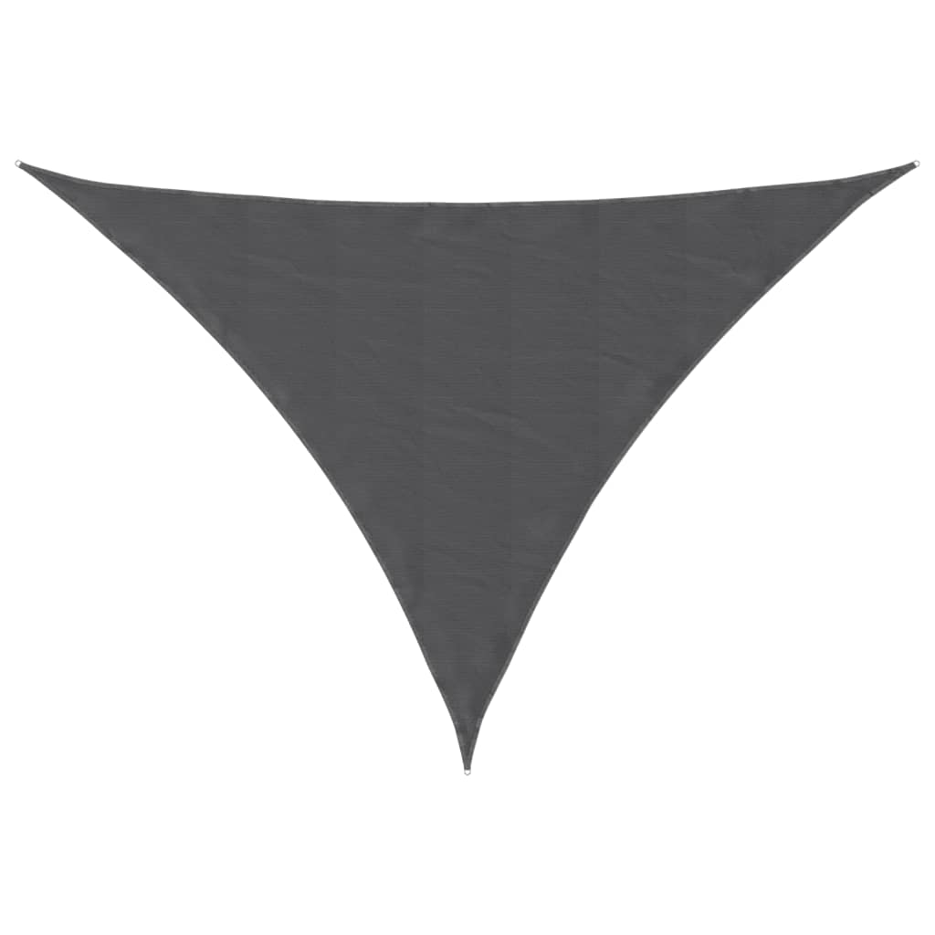 Sunshade Sail Oxford Fabric Triangular 3x4x4 m Anthracite