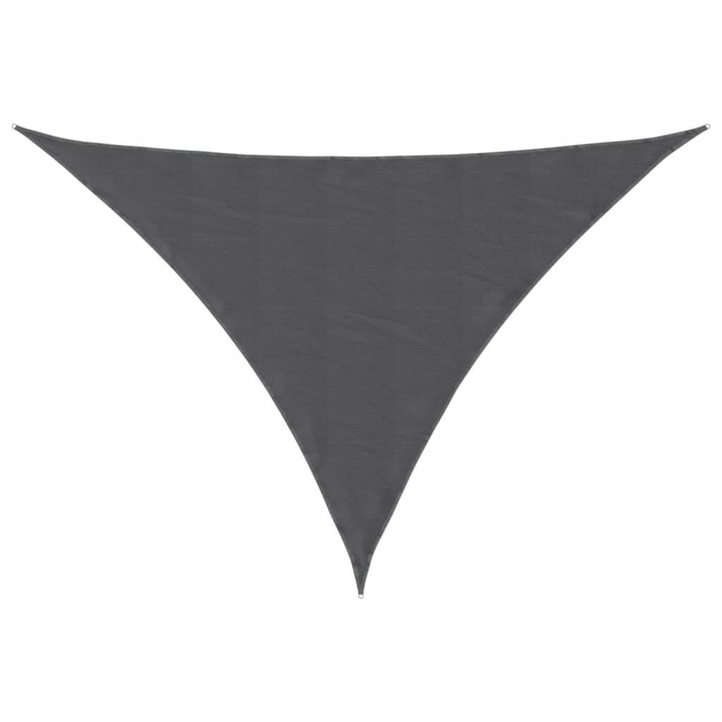 Sunshade Sail Oxford Fabric Triangular 3.5x3.5x4.9 m Anthracite