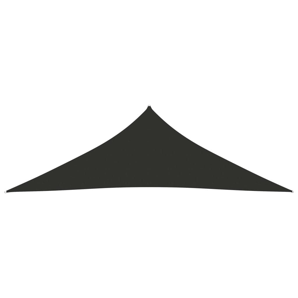 Sunshade Sail Oxford Fabric Triangular 5x5x6 m Anthracite