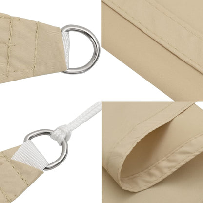 Sunshade Sail Oxford Fabric Rectangular 2x5 m Beige