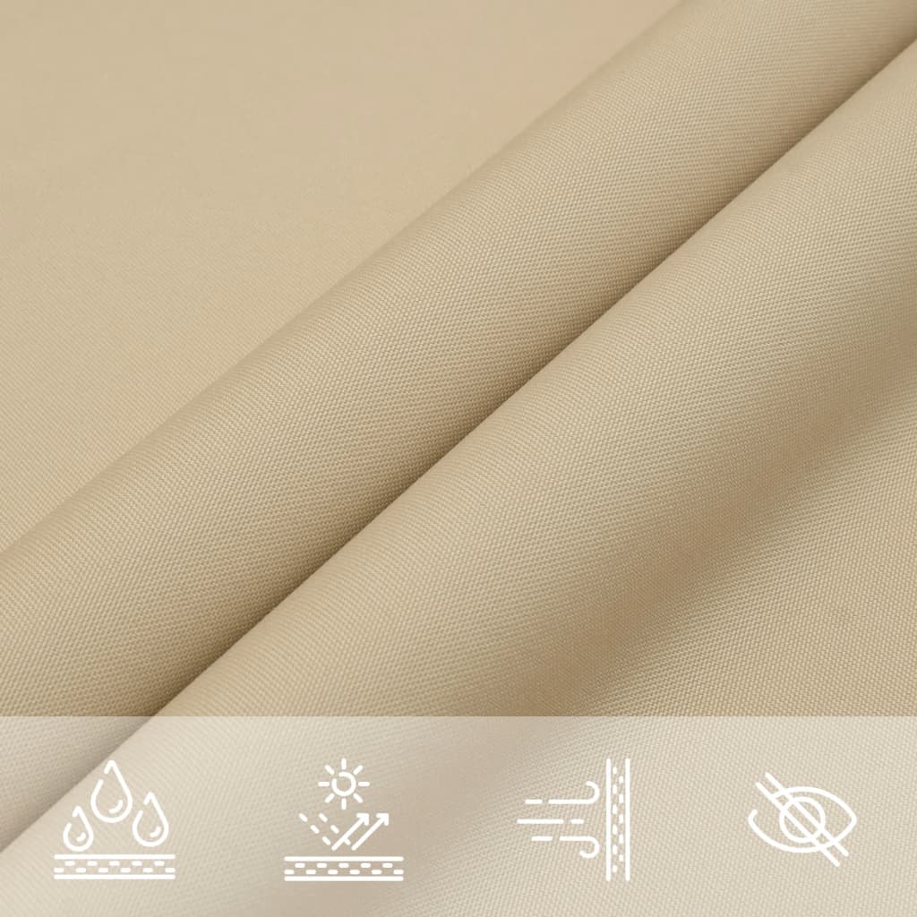 Sunshade Sail Oxford Fabric Rectangular 3x5 m Beige