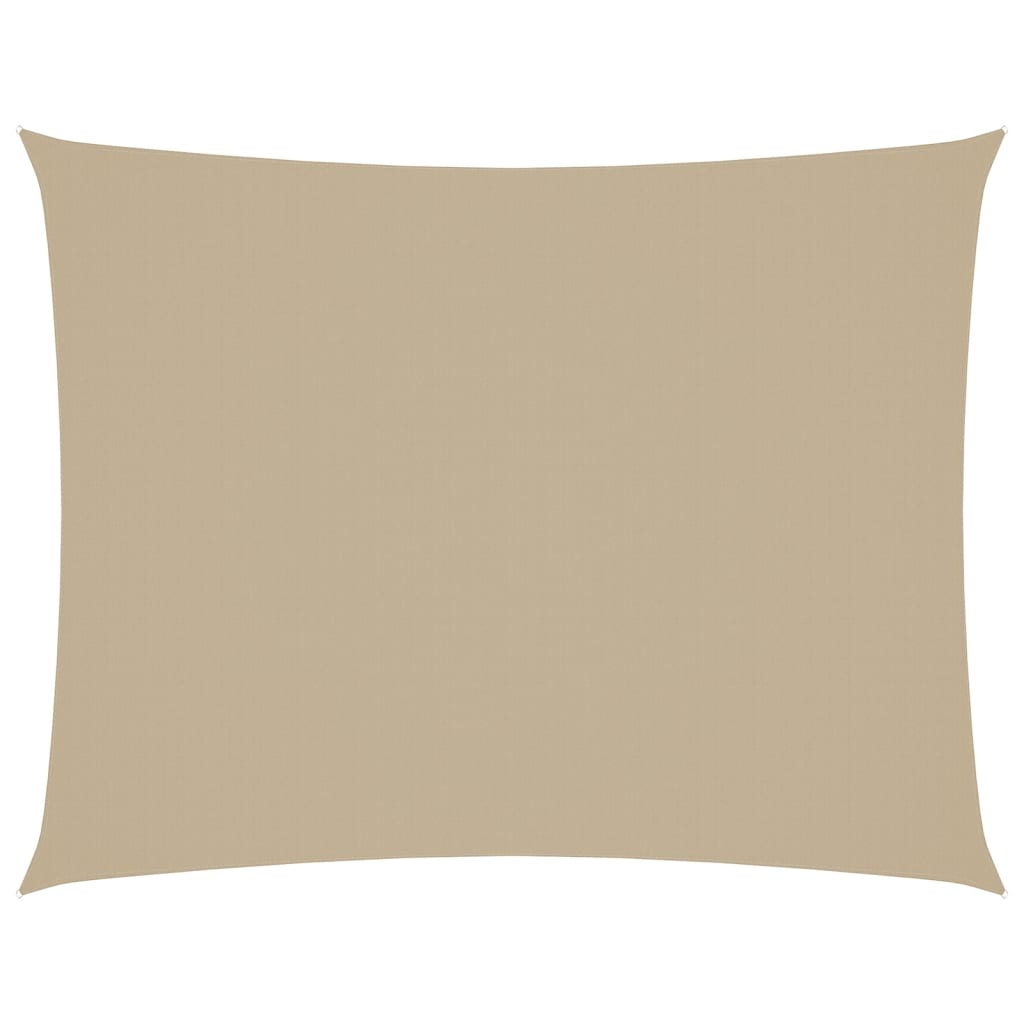 Sunshade Sail Oxford Fabric Rectangular 3x6 m Beige