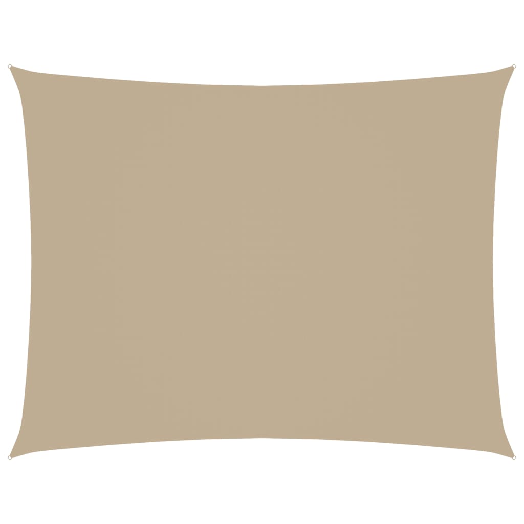 Sunshade Sail Oxford Fabric Rectangular 3.5x4.5 m Beige