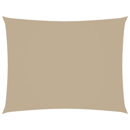 Sunshade Sail Oxford Fabric Rectangular 3.5x4.5 m Beige