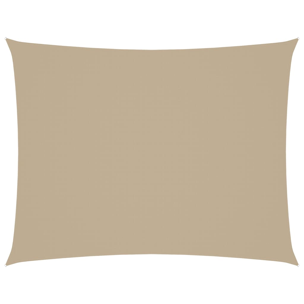 Sunshade Sail Oxford Fabric Rectangular 4x5 m Beige