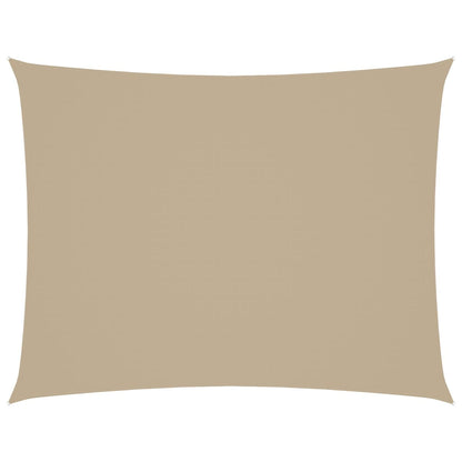 Sunshade Sail Oxford Fabric Rectangular 4x5 m Beige