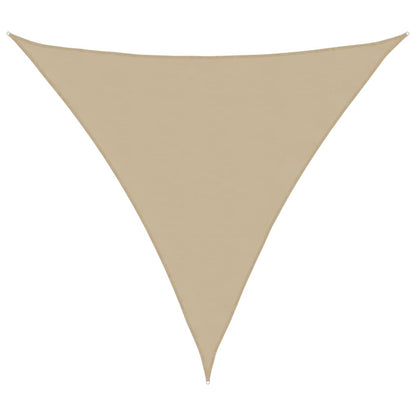 Sunshade Sail Oxford Fabric Triangular 3x3x3 m Beige