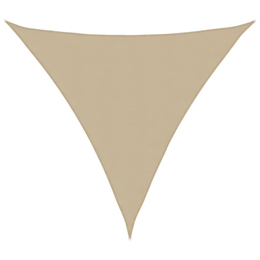 Sunshade Sail Oxford Fabric Triangular 3x3x3 m Beige