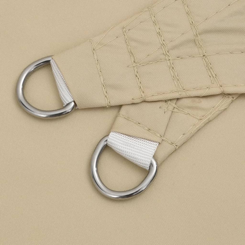 Sunshade Sail Oxford Fabric Triangular 3x4x5 m Beige
