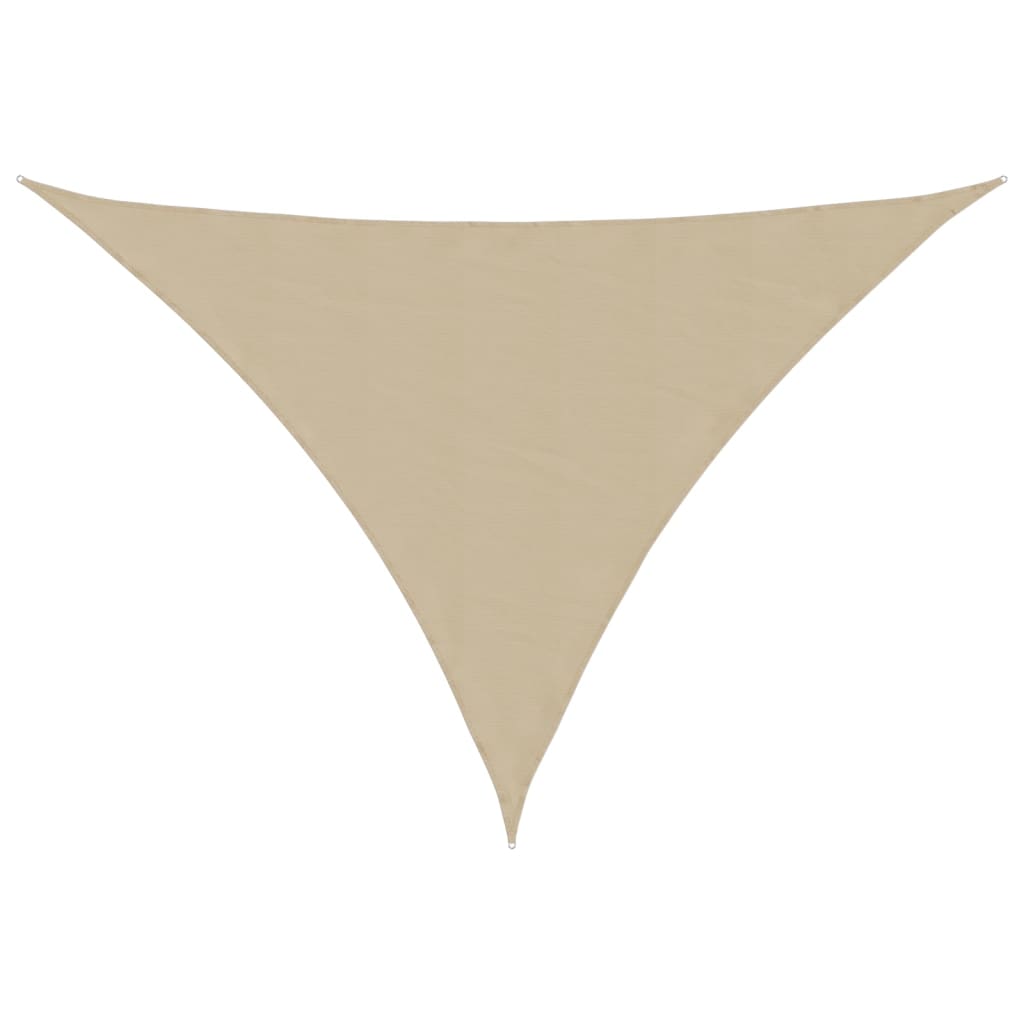 Sunshade Sail Oxford Fabric Triangular 3x4x4 m Beige