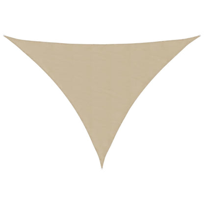 Sunshade Sail Oxford Fabric Triangular 3x4x4 m Beige