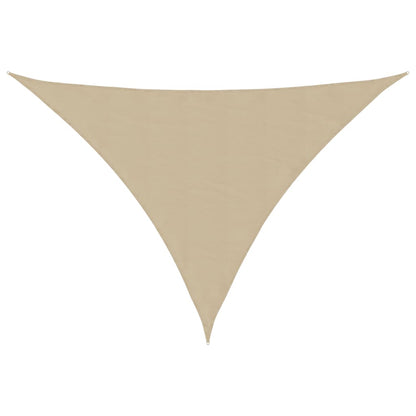 Sunshade Sail Oxford Fabric Triangular 4x4x5.8 m Beige