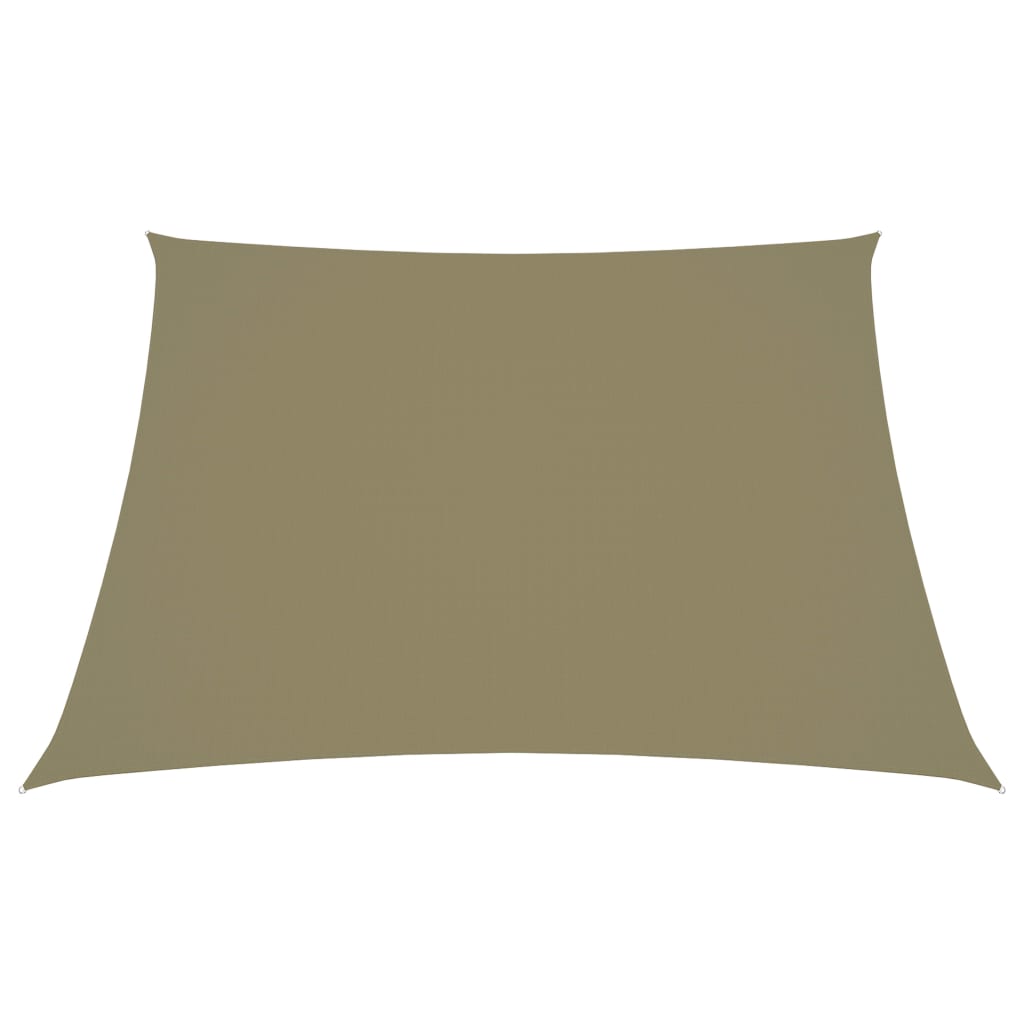 Sunshade Sail Oxford Fabric Trapezium 2/4x3 m Beige