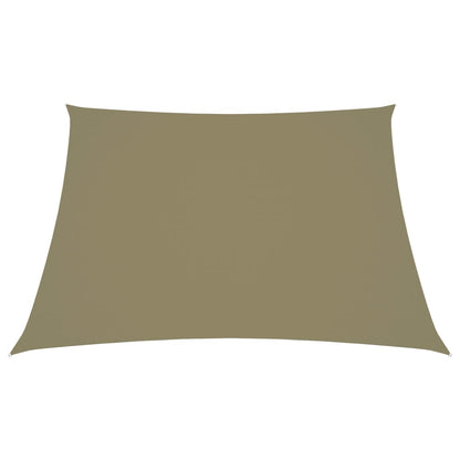 Sunshade Sail Oxford Fabric Trapezium 2/4x3 m Beige