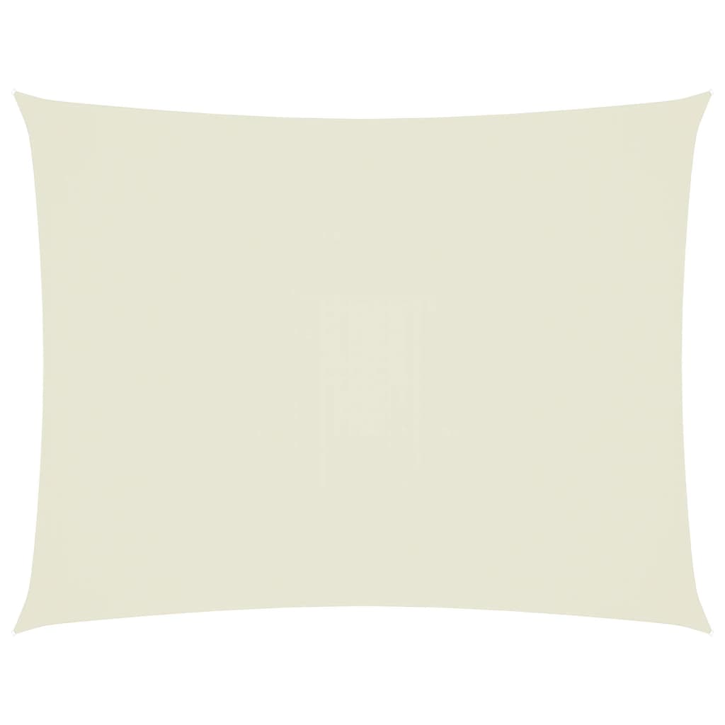 Sunshade Sail Oxford Fabric Rectangular 4x5 m Cream